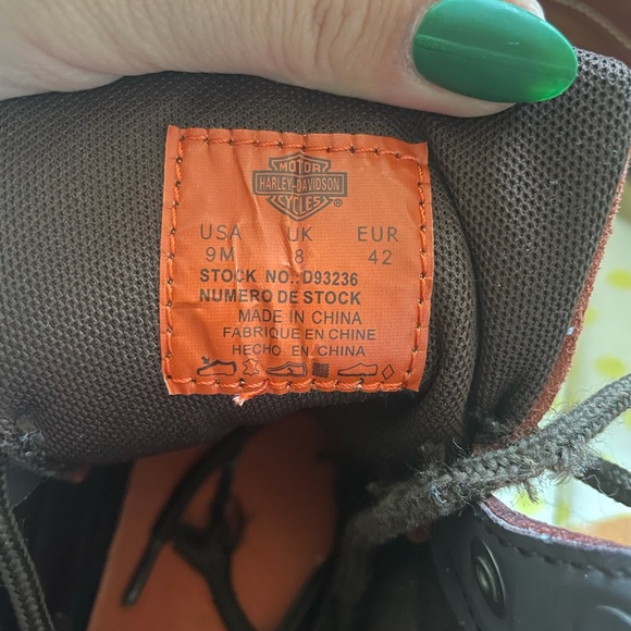 COPY - MENS HARLEY DAVIDSON BOOTS SIZE 9 - Picture 4 of 4